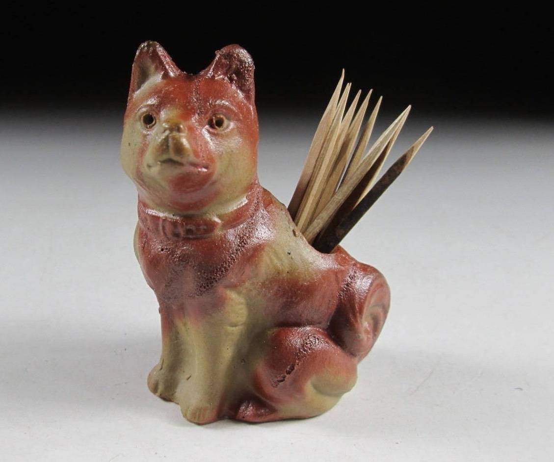Bizen Year of the Dog Toothpick Holder