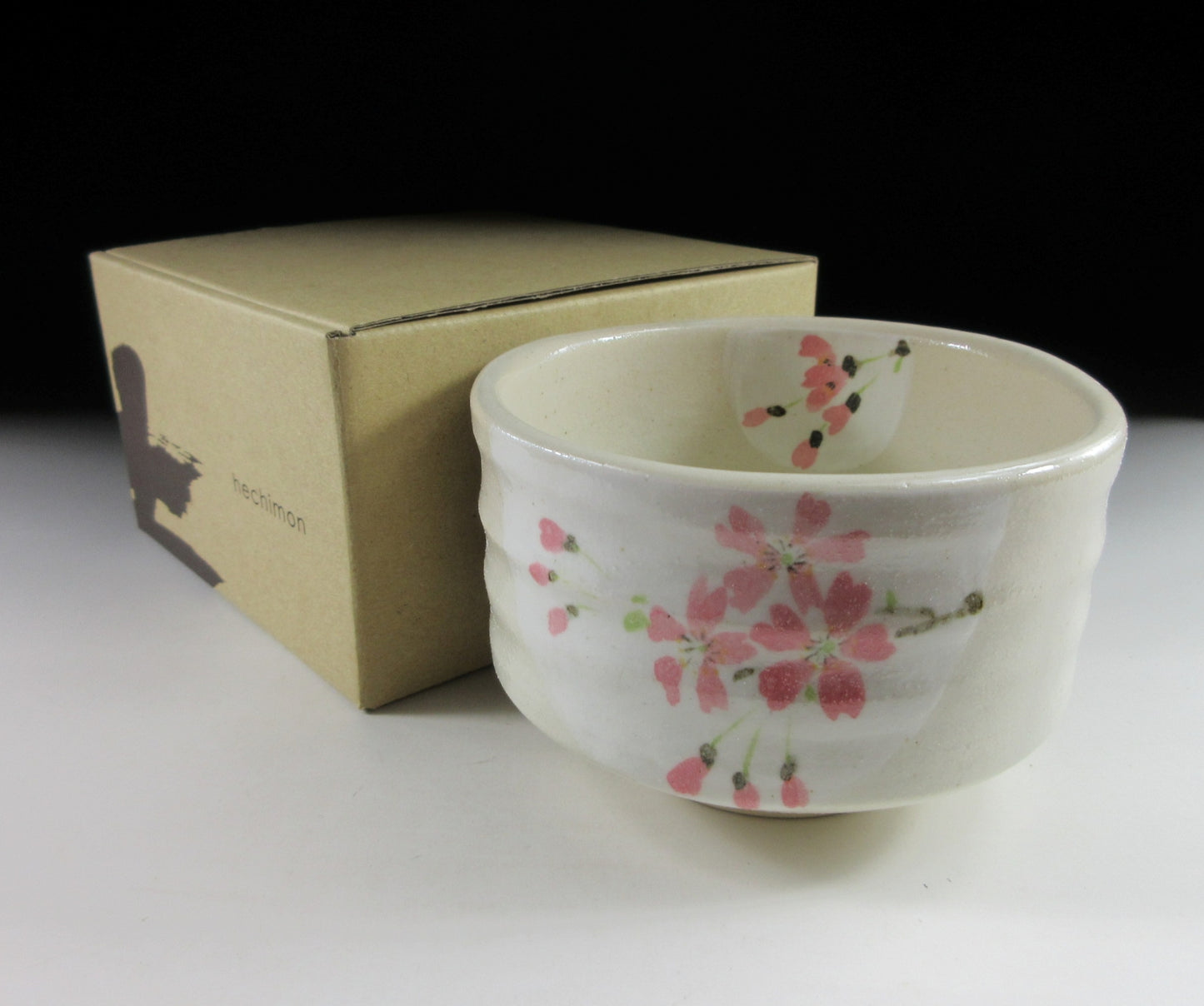 Kato Shozan Cherry Blossom Tea Bowl