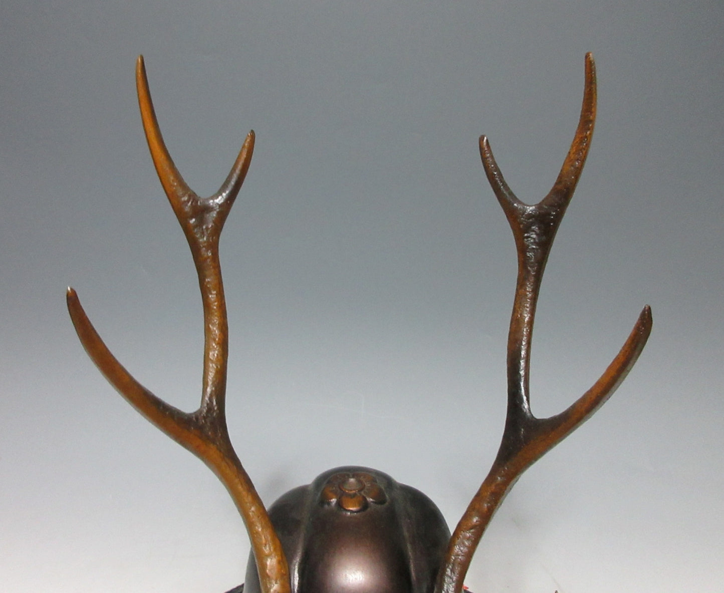 Yamanaka Shikanosuke Antler Kabuto Okimono