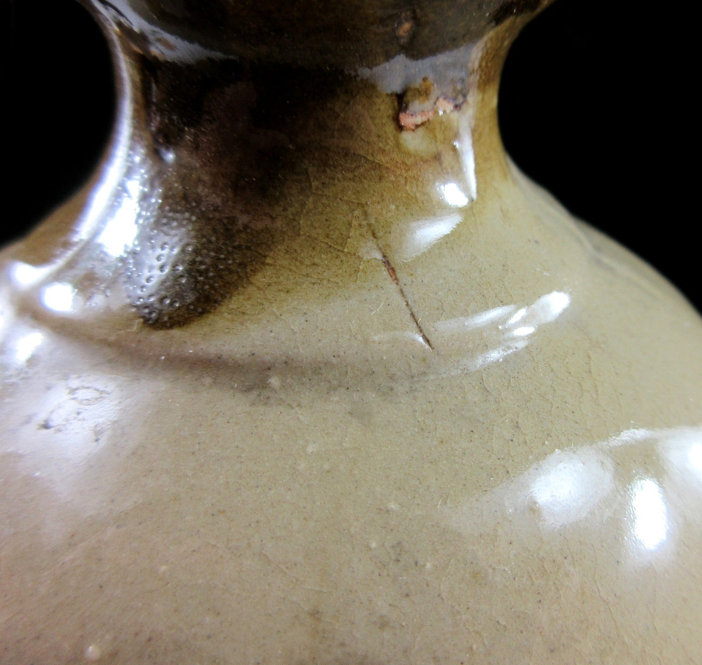 Vintage Tsuboya-ware Shisa Bottle