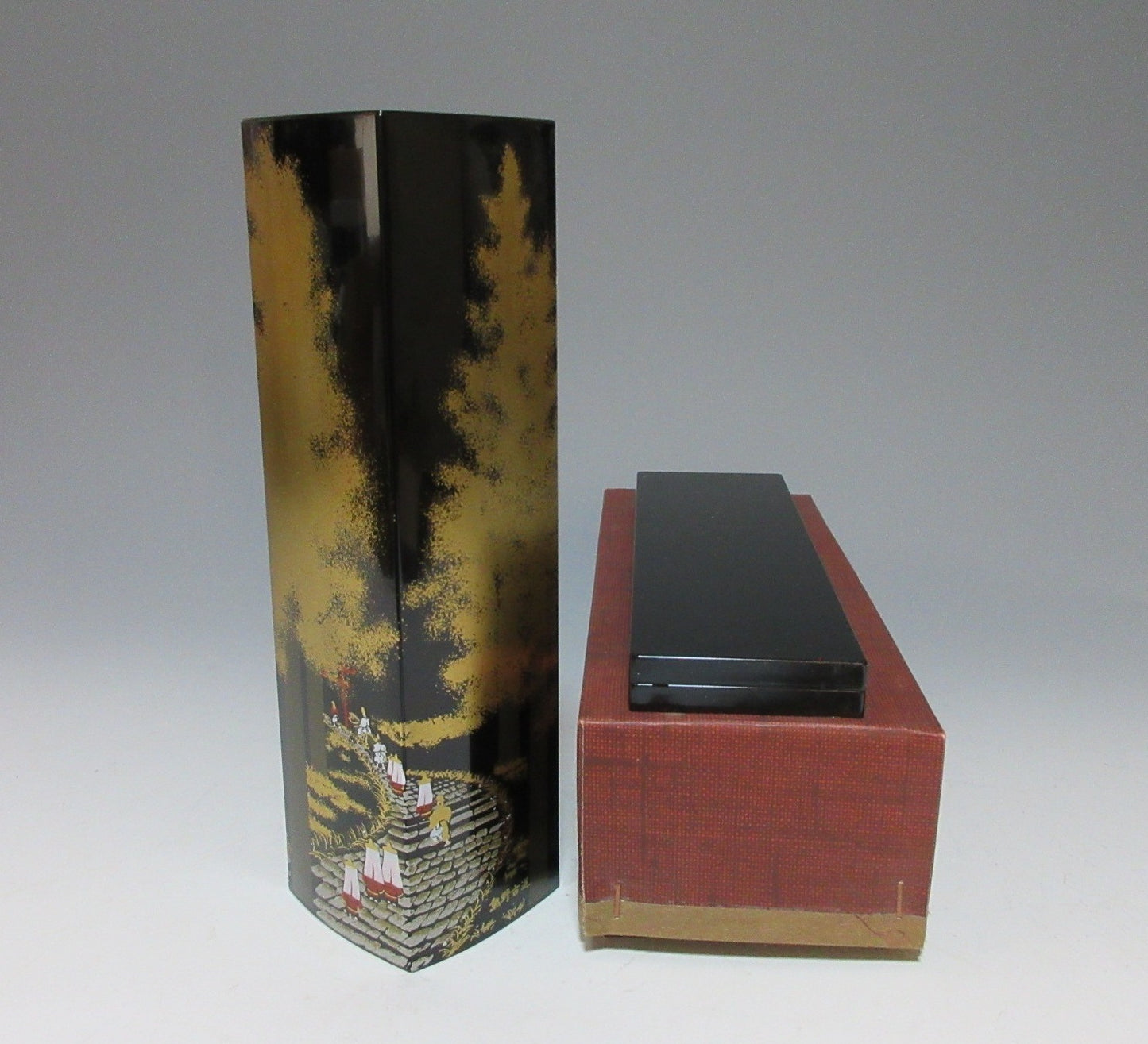 Yamaga Lacquerware Kishu-nuri Vase