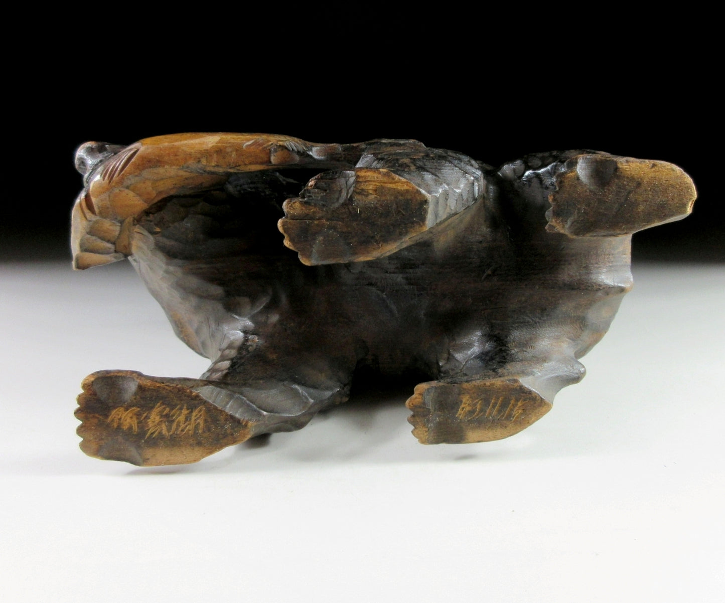 Vintage Ainu Higuma Wood Carving