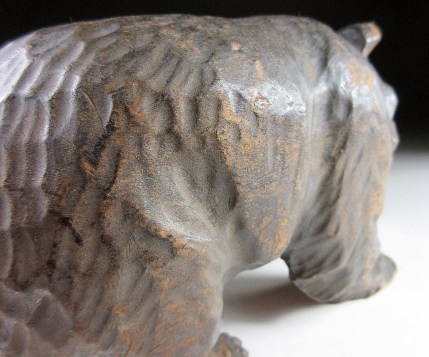 Vintage Ainu Higuma Wood Carving