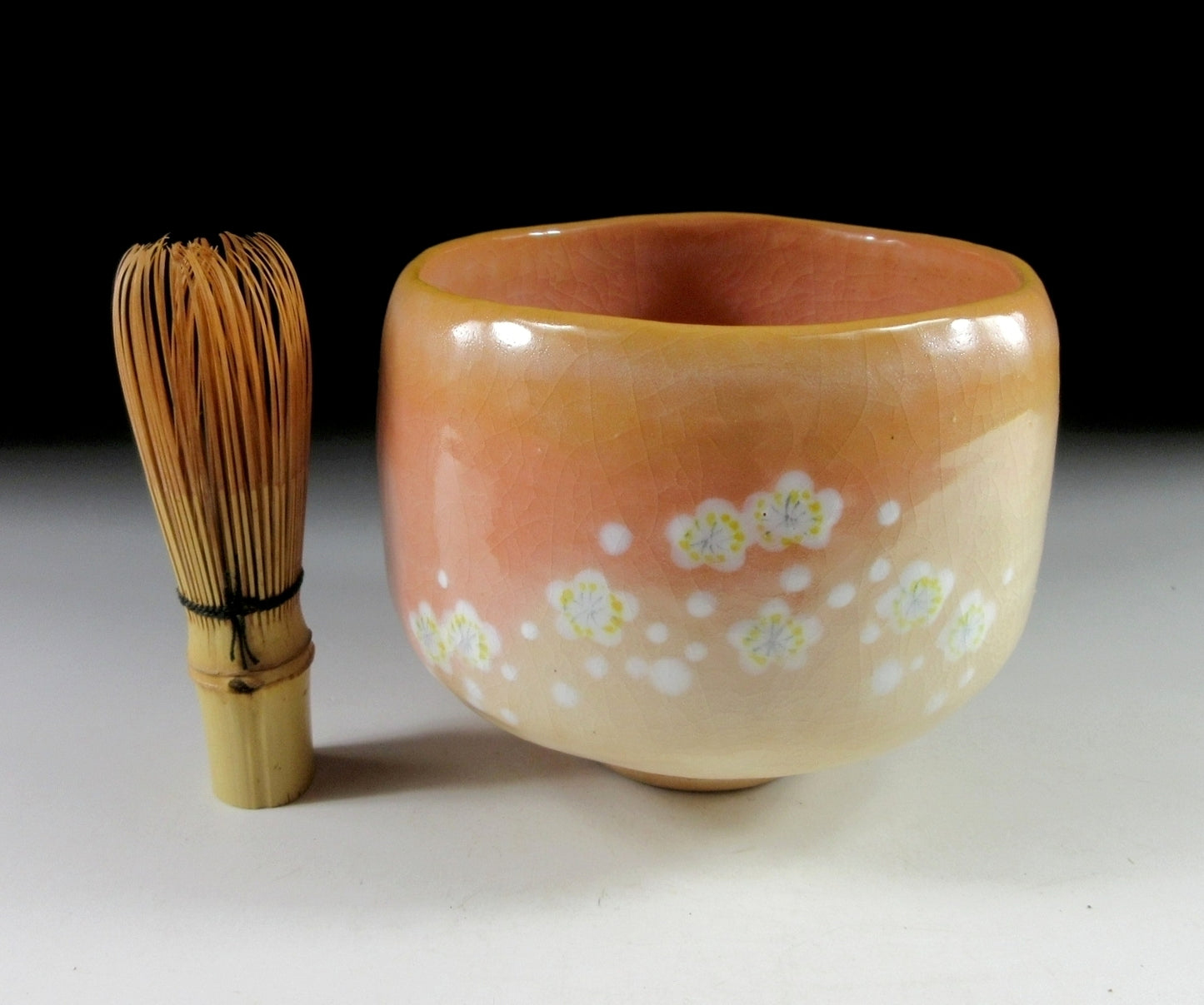 Sasaki Shoraku Ume Blossom Chawan