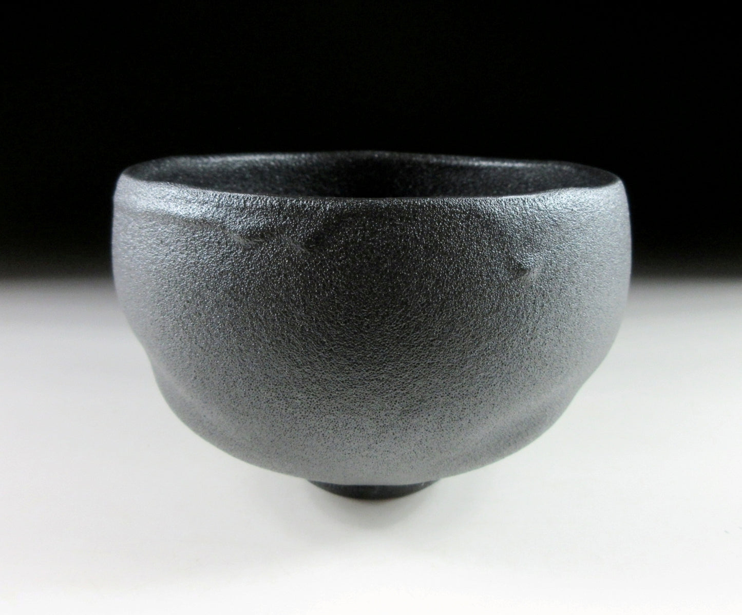Samukawa Hachiro Nachiguro Glaze Kishu-ware Chawan