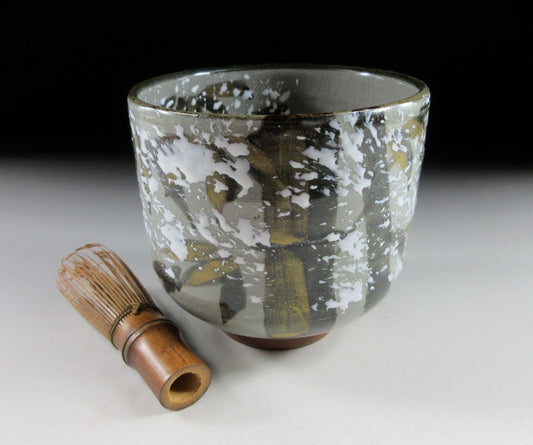 Kyo-ware 'Yukimochi-zasa' Winter Jawan