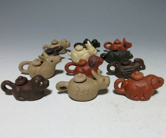 Miniature Zodiac Teapot Set