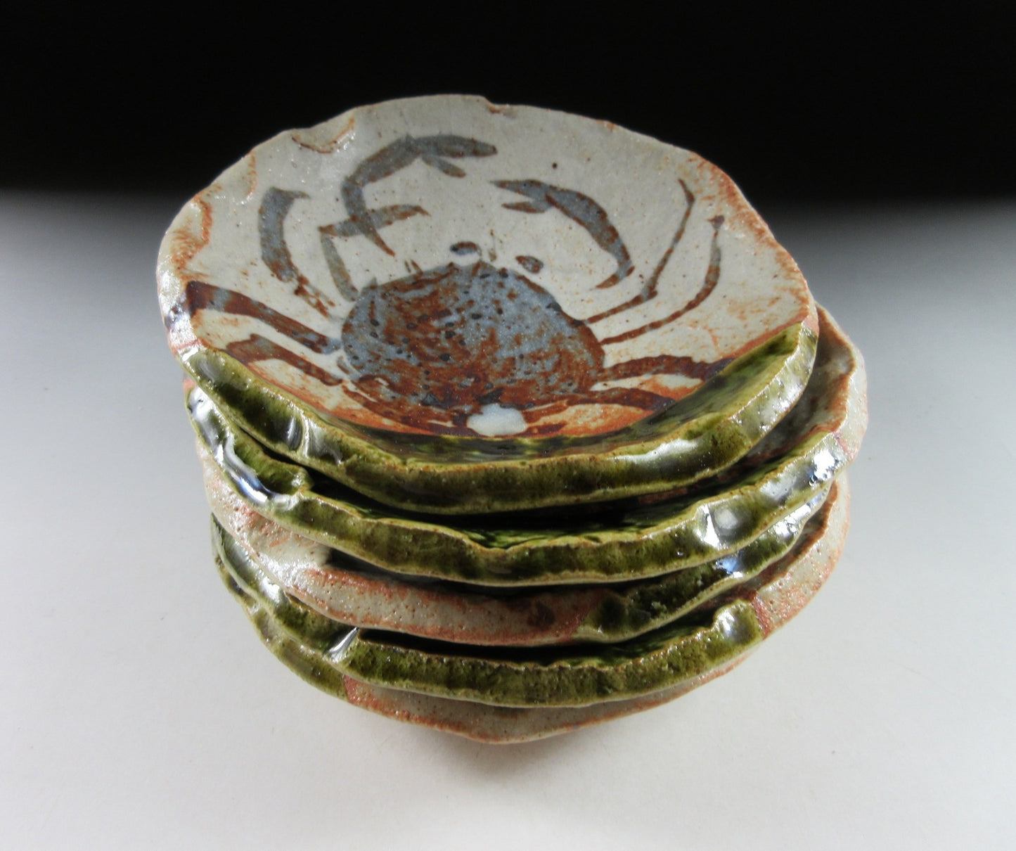 Tamaoki Yasuo Rosanjin Crab Plates