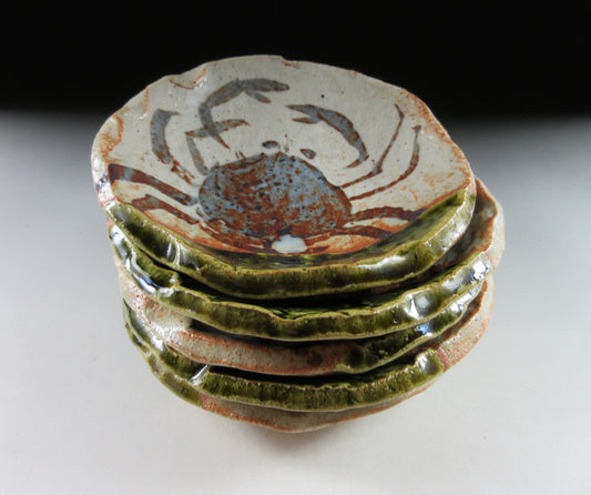 Tamaoki Yasuo Rosanjin Crab Plates