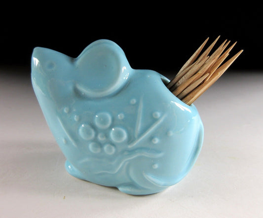 Blue Celadon Year of the Rat Toothpick Holder