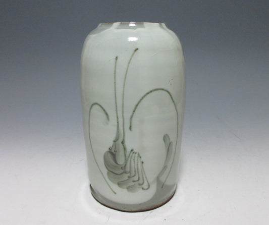 Ogami Takumi Celadon Glaze Ise Ebi Vase