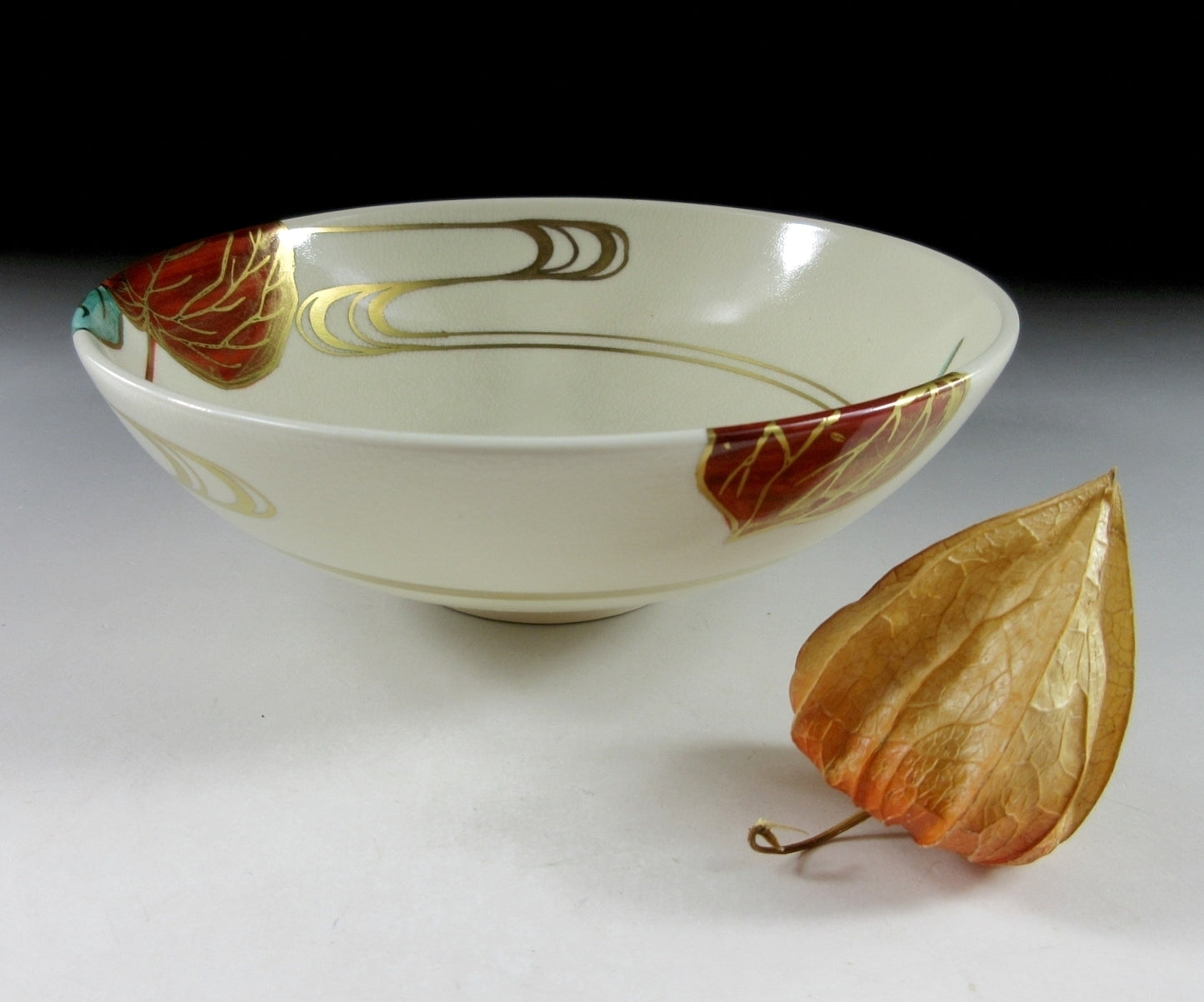 Kyo-ware Lantern Fruit Chawan
