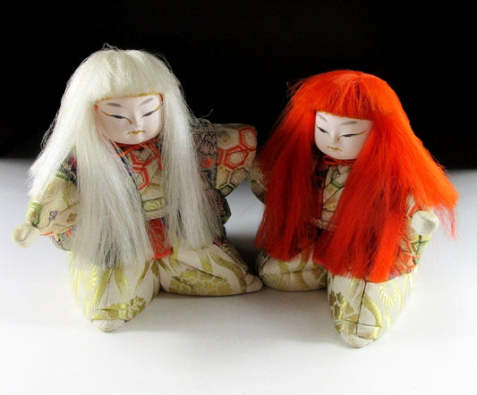 Kimekomi Lion Dancer Kabuki Dolls
