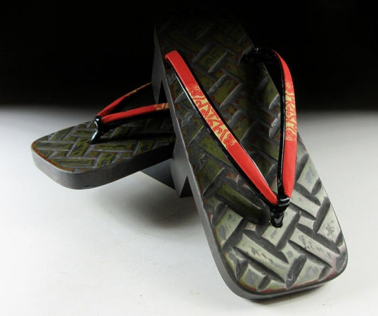 22cm Wooden Geta Sandals