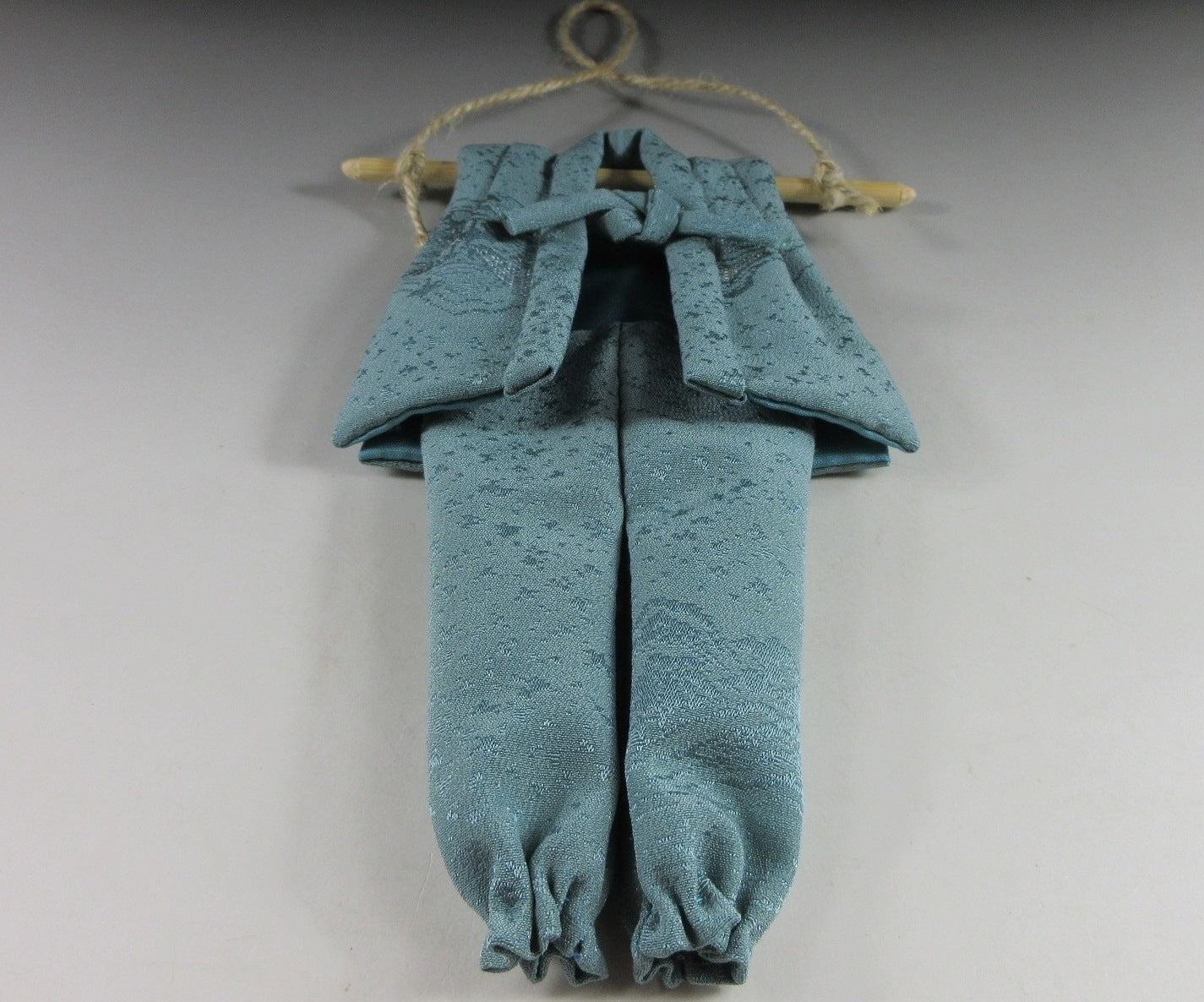 Small Green-Blue Monpe and Noragi Ornament