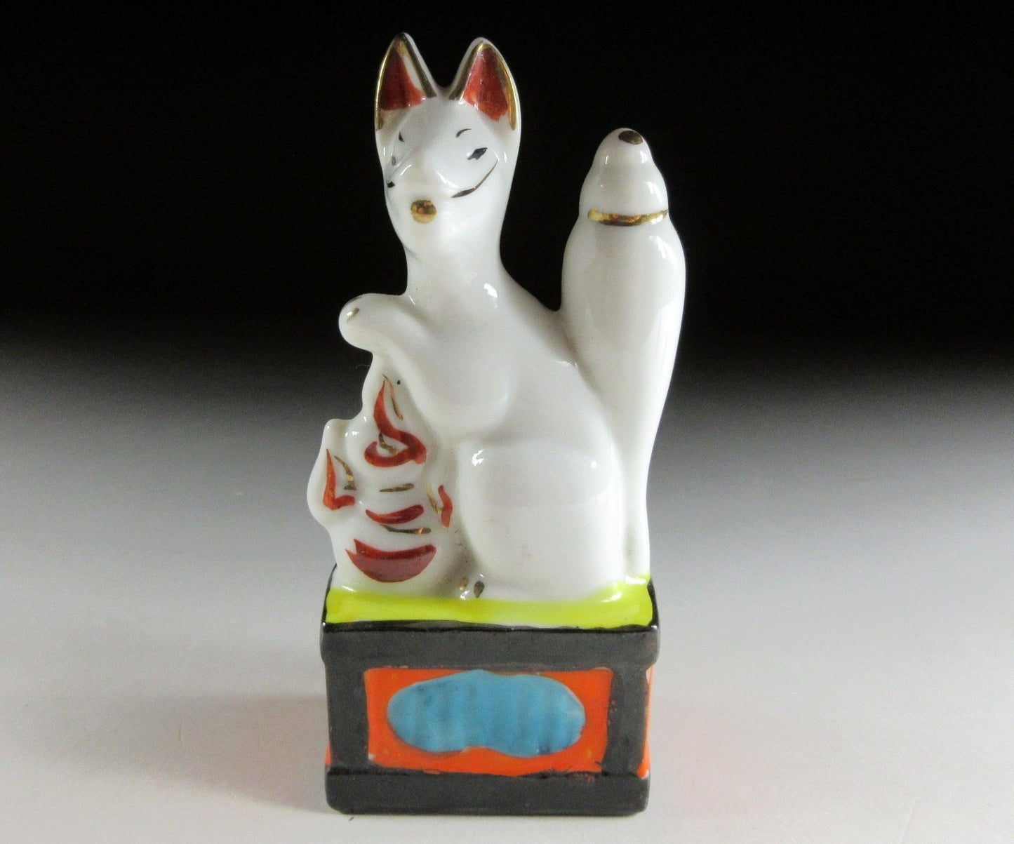 Vintage Porcelain Kitsune #4