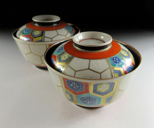 'Kameko Hanamon' Tortoise Shell Bowls