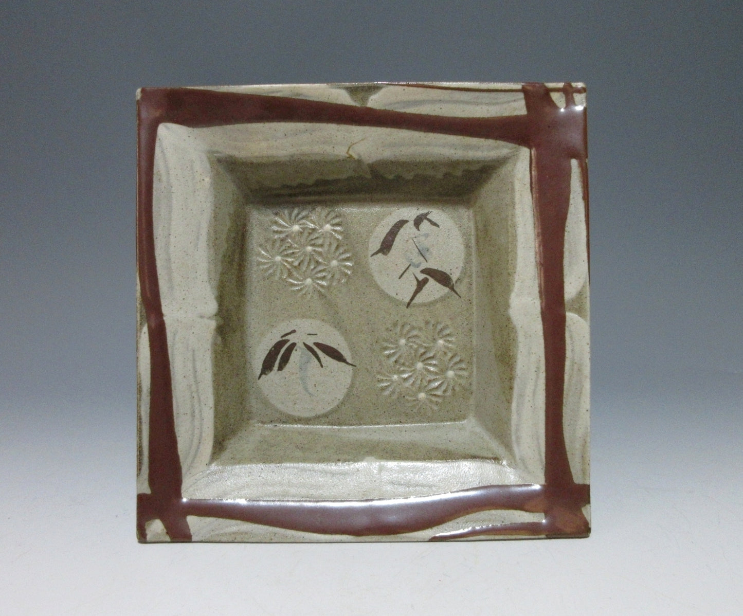 Akashi Shosaku Mashiko-ware Plate