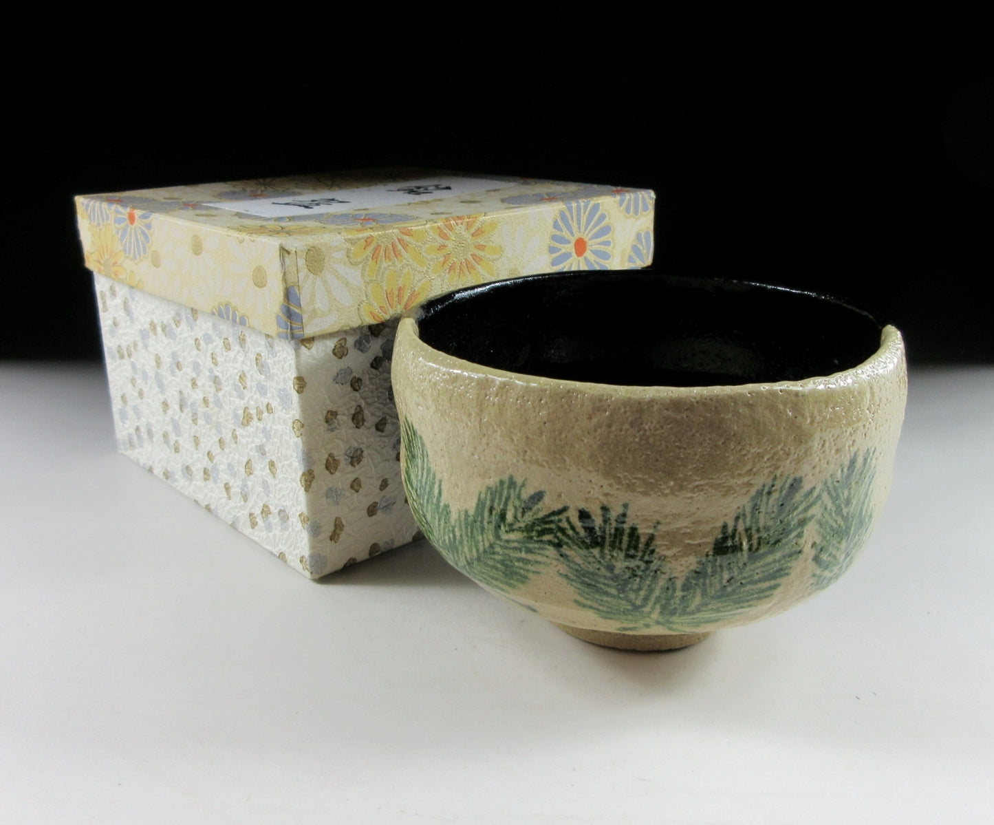 Sasaki Shoraku Matsu Pine Raku Chawan