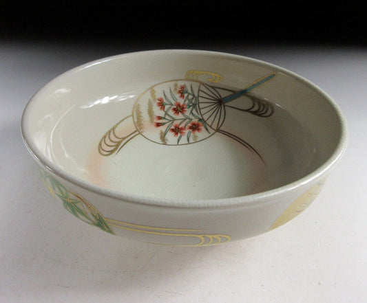 Hashimoto Shiun Uchiwa Fan Chawan