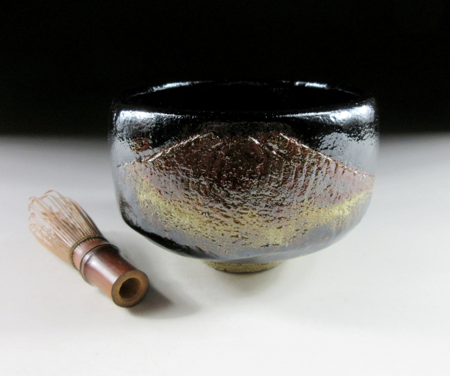 Sasaki Shoraku Red Fuji Chawan
