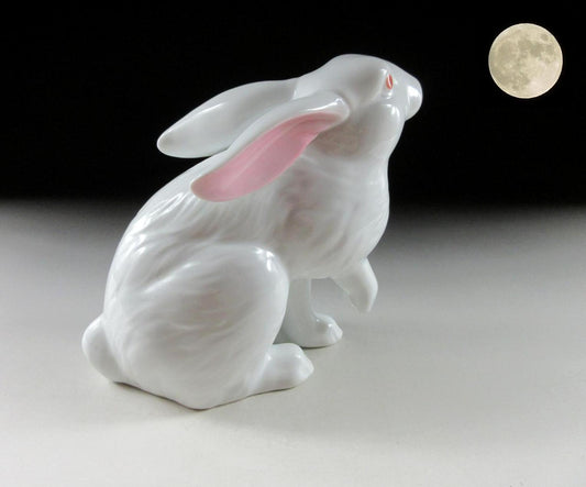 Noguchi Shozan Arita-ware Rabbit Okimono