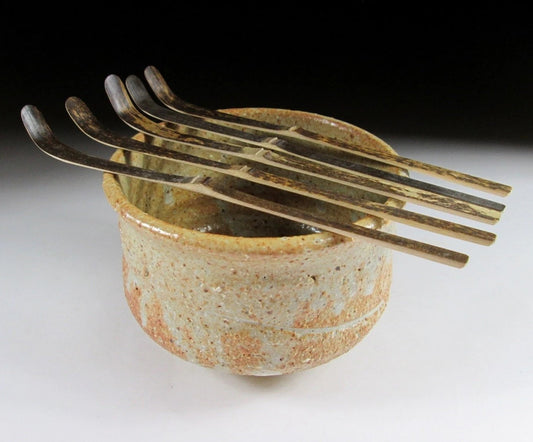 Black Bamboo Chashaku Tea Scoop
