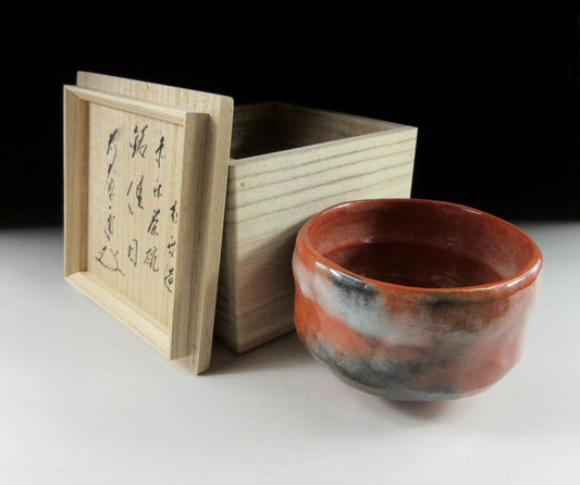 Sasaki Shoraku III Aka Raku Matcha Chawan