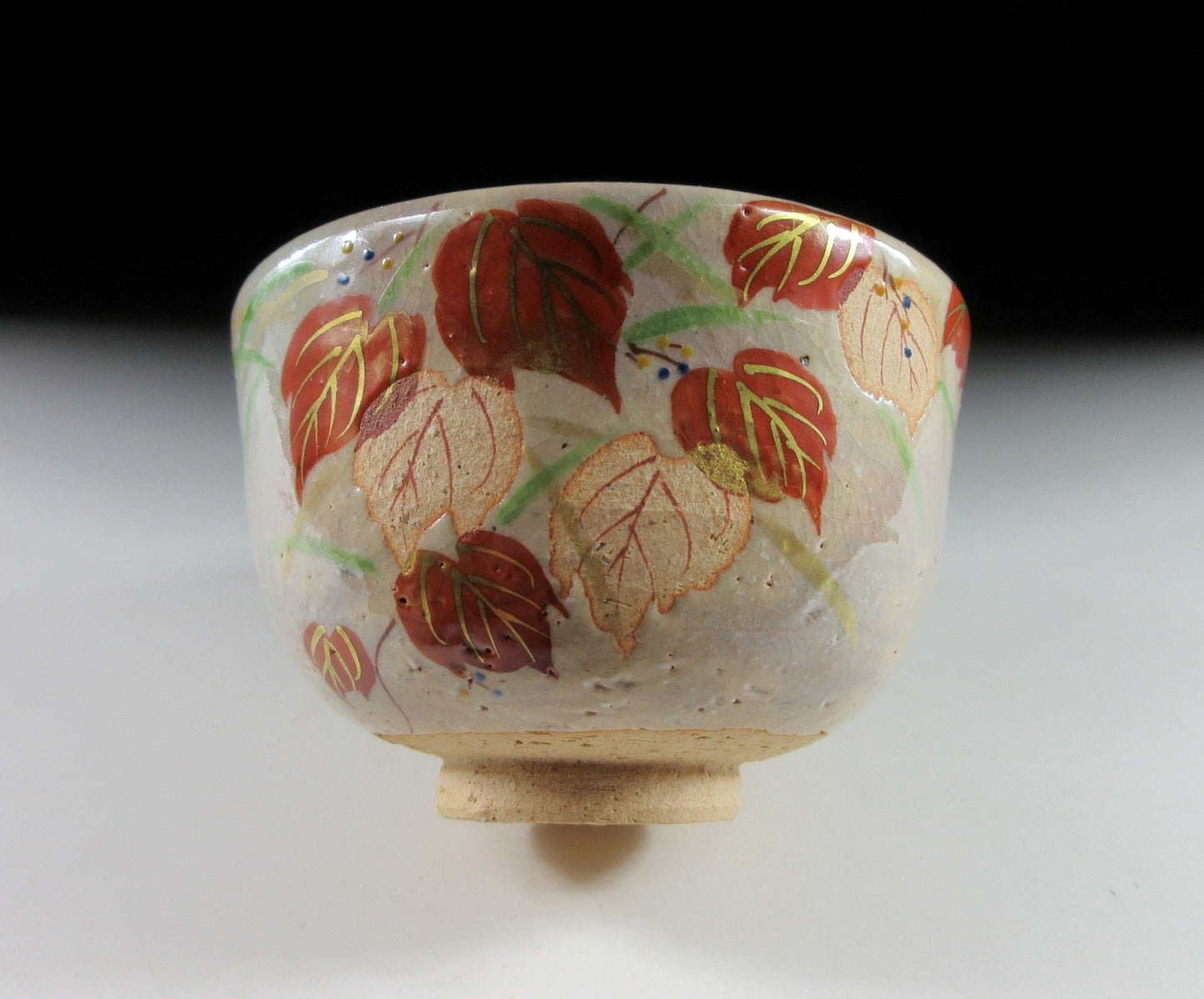 Yagi Kaiho Autumn Ivy Chawan