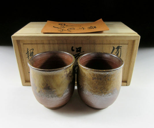 Karaoke Hotoku Bizen-ware Yunomi