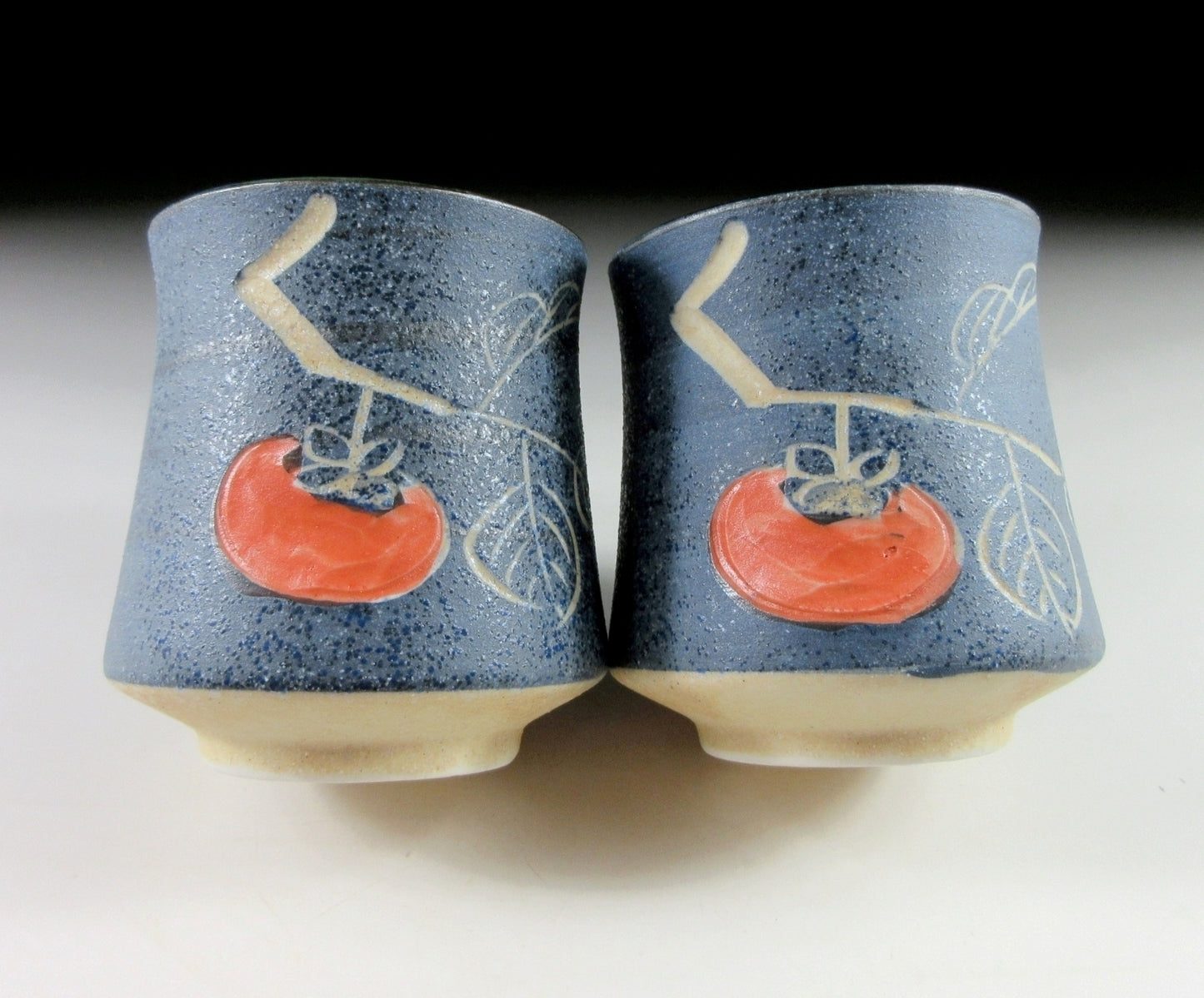 Pair of Mino-ware Yunomi