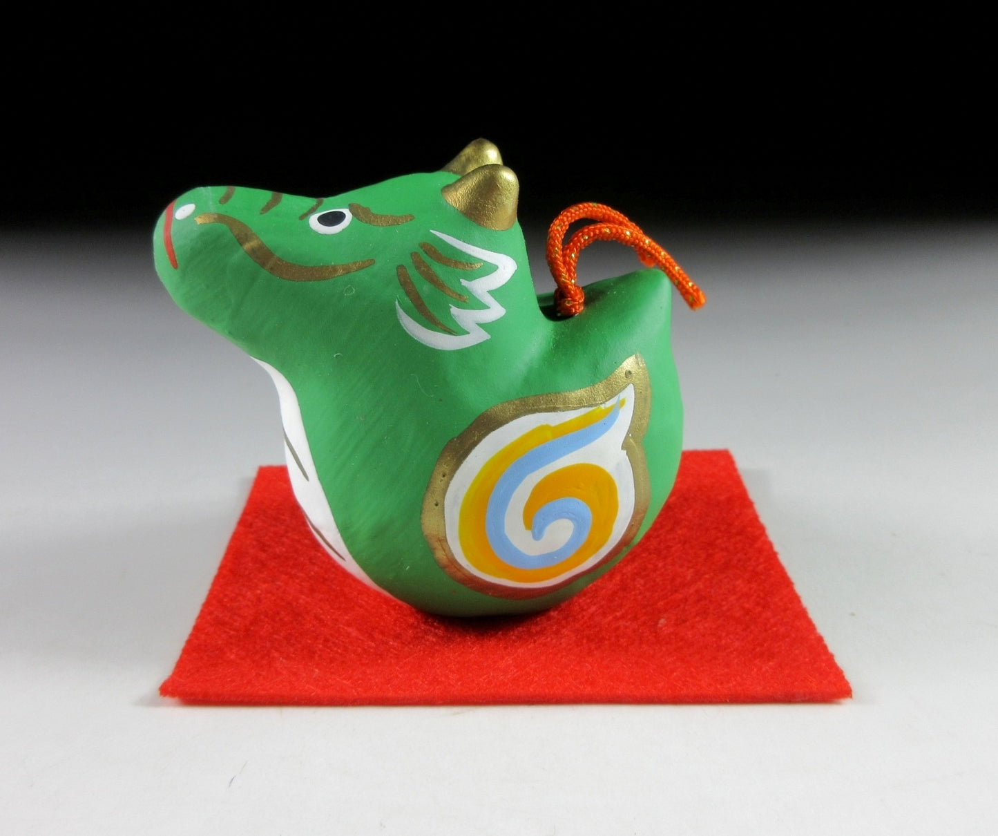 Small Papier-mâché Dragon Bell #1
