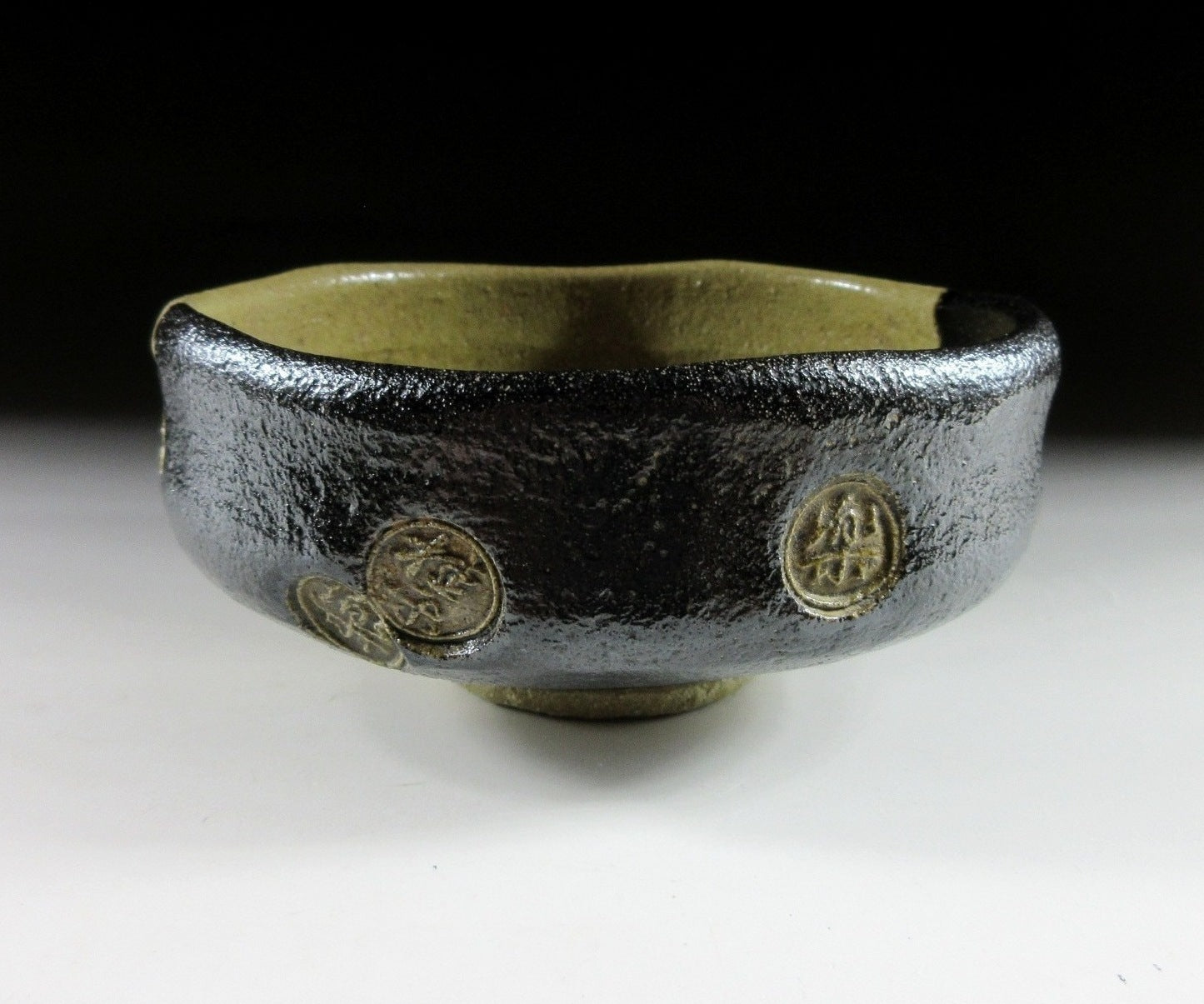 Ito Keiraku Su-in Stamp Hira Chawan