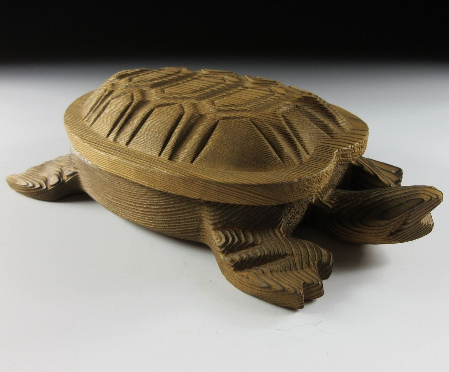 Hand Carved Nezuko Turtle Box #2