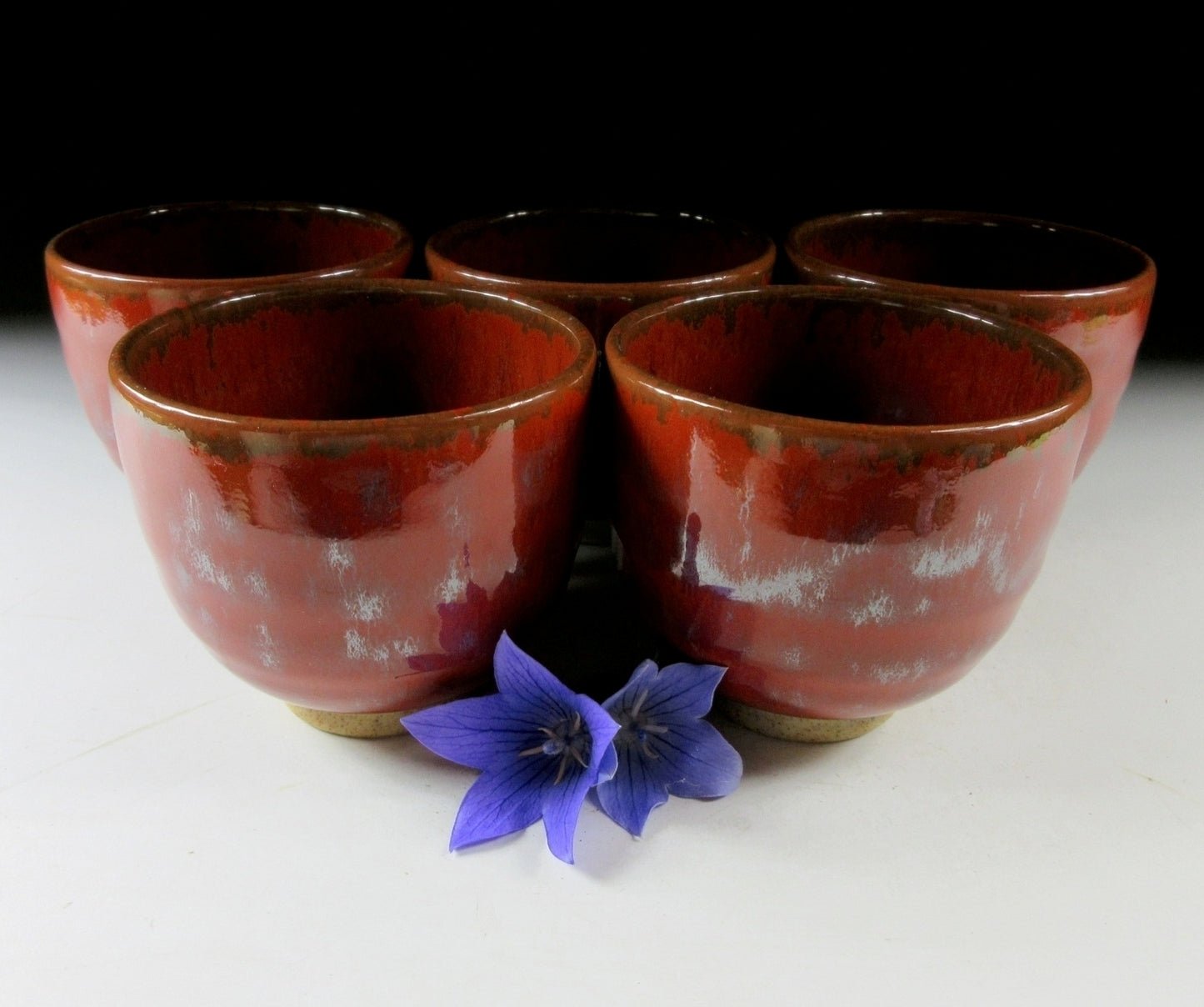 Set of Five Echizen Tea Cups