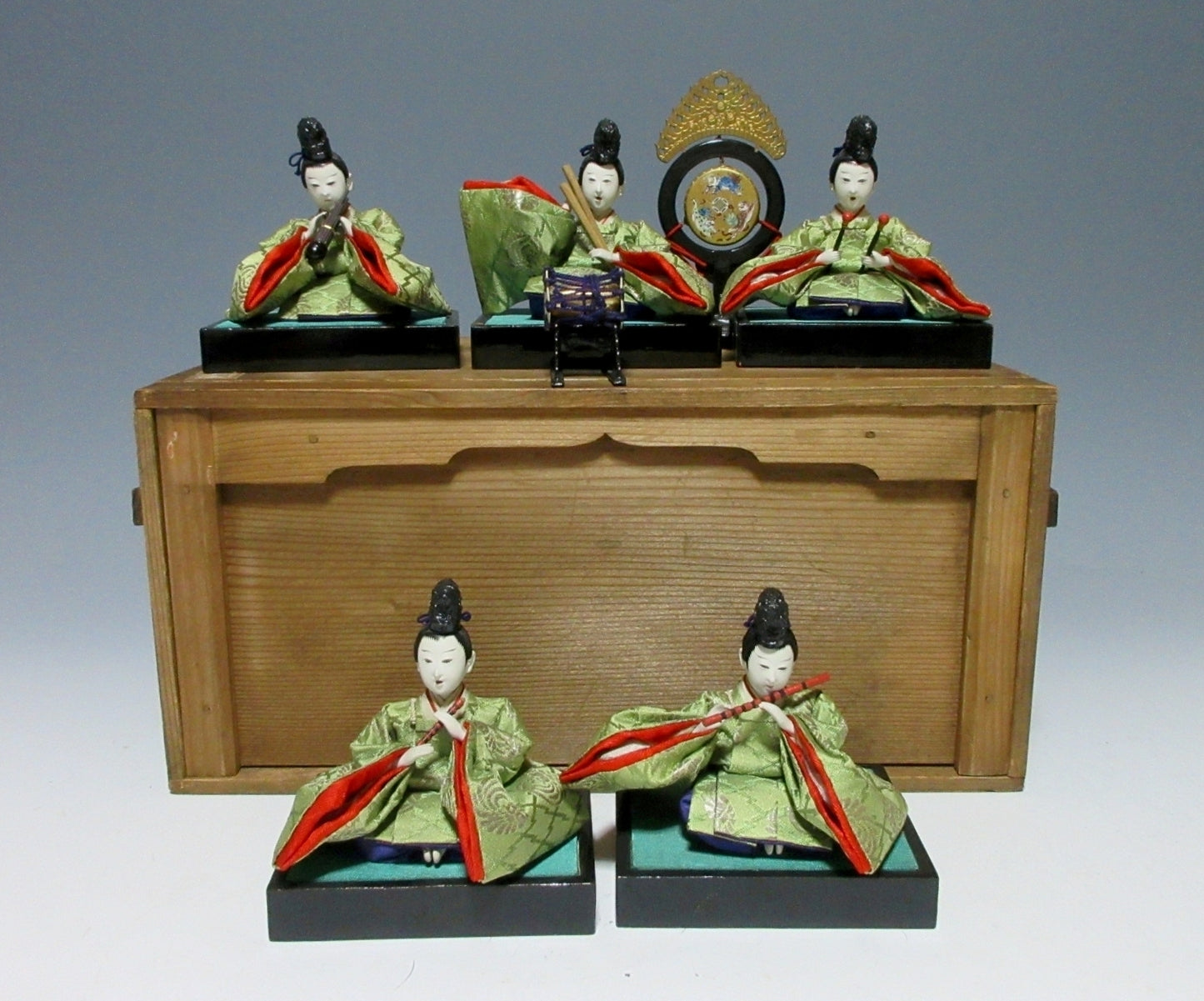 Taisho Gonin-bayashi Court Musician Dolls