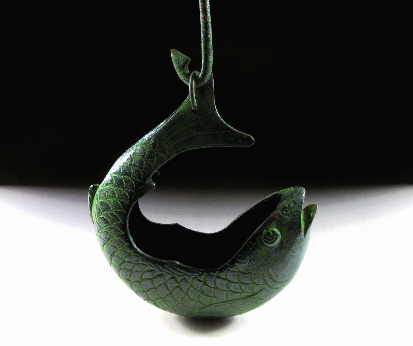 Vintage Nambu Tekki Hanging Vase