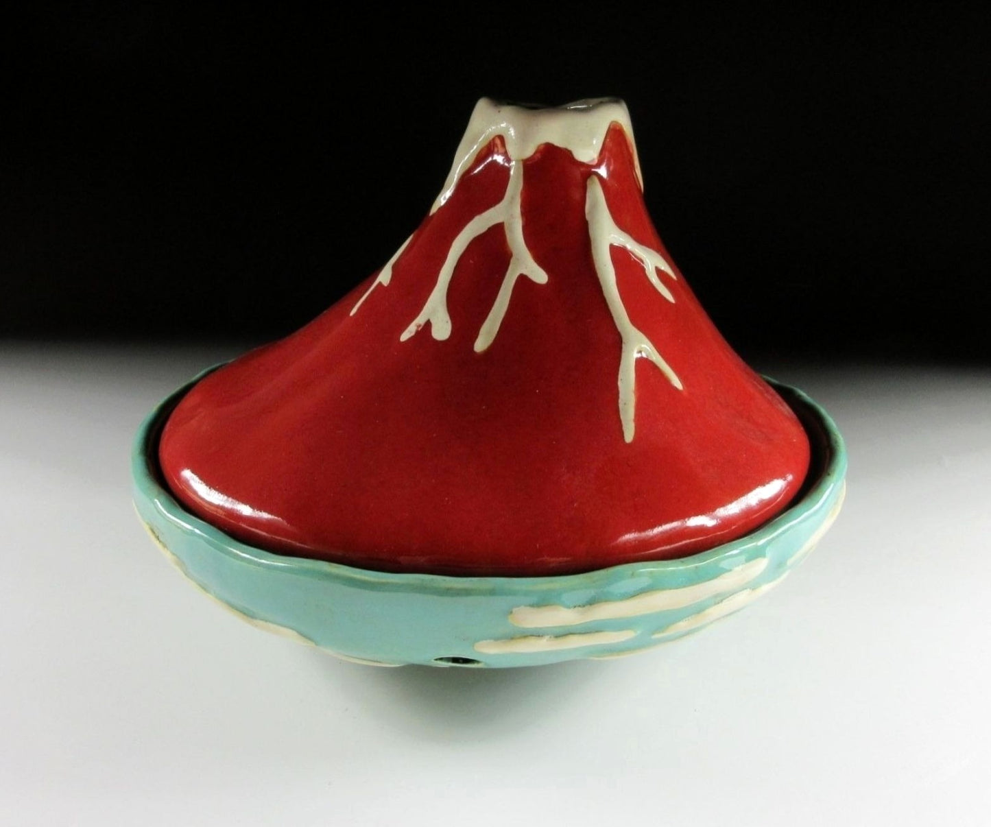 Red Mt. Fuji Mosquito Coil Holder