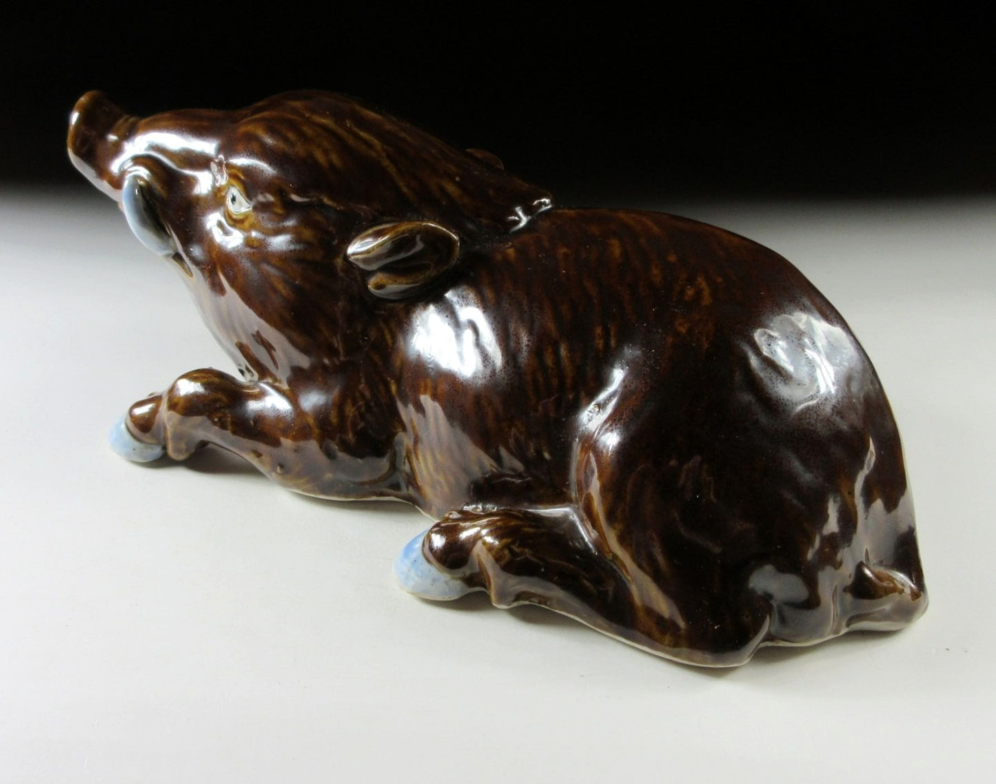 Asakura Isokichi II Year of the Boar Okimono