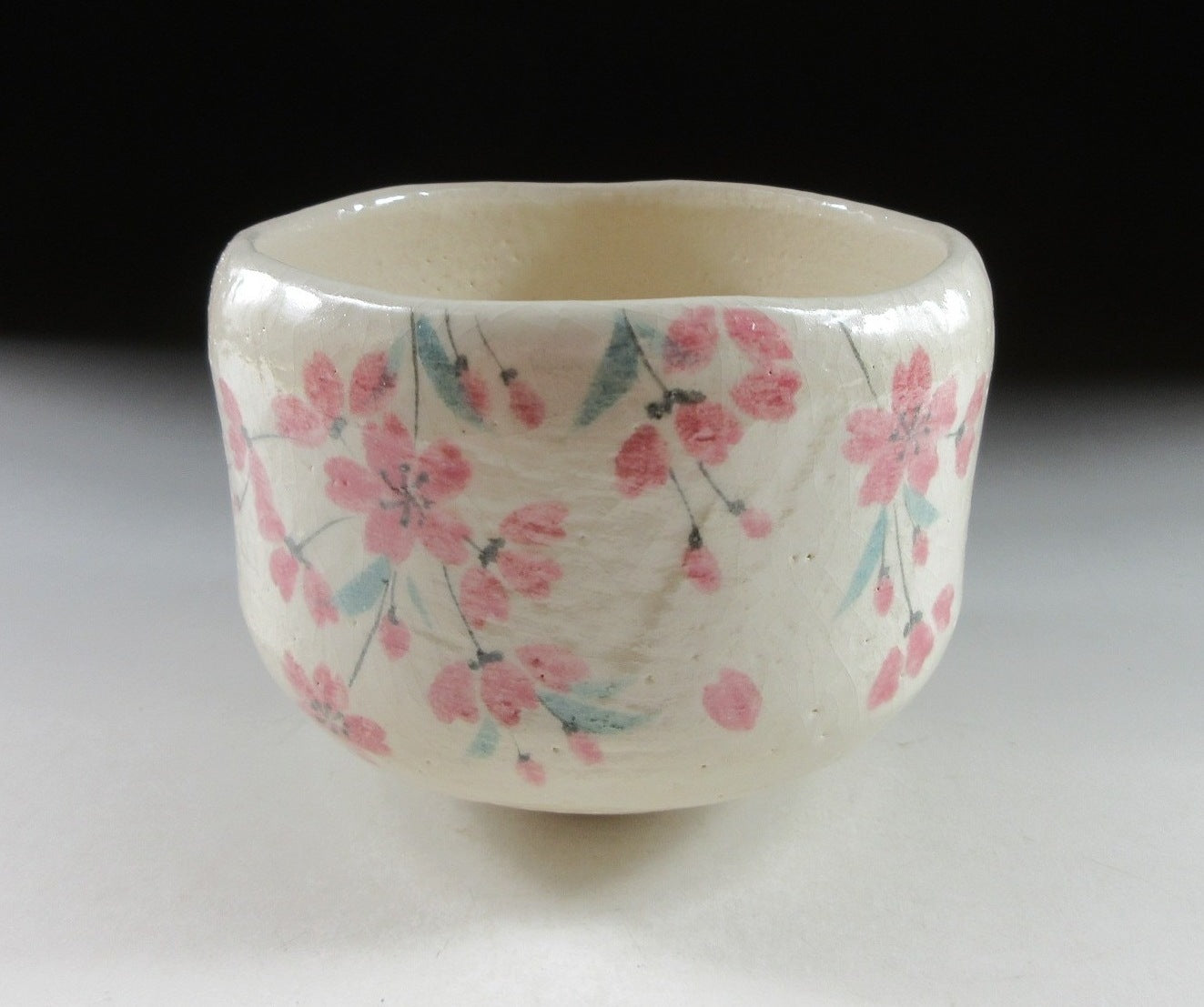 Yoshimura Rakunyu Weeping Sakura Chawan