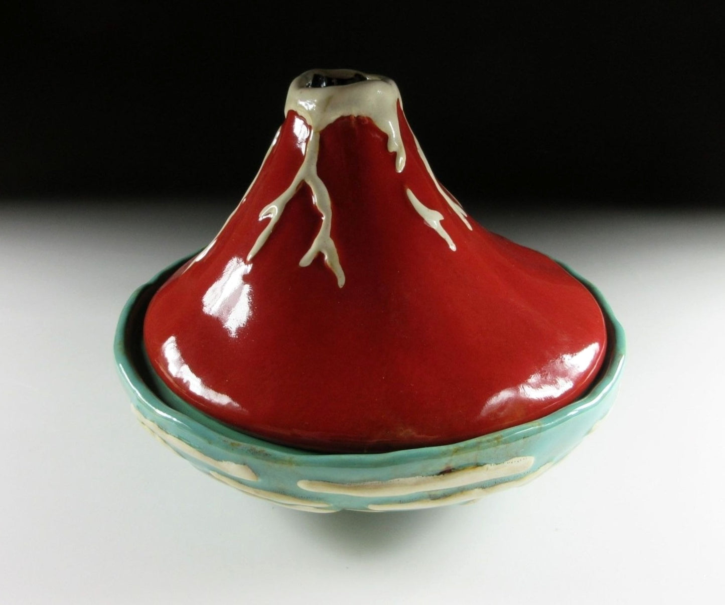 Red Mt. Fuji Mosquito Coil Holder