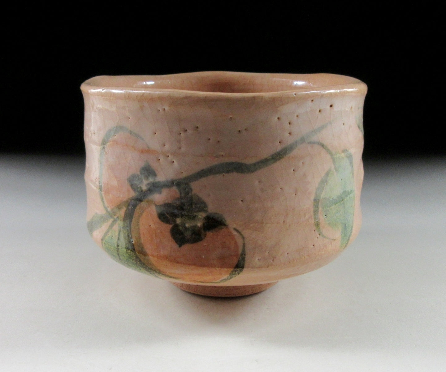 Yoshimura Rakunyu III Persimmon Chawan