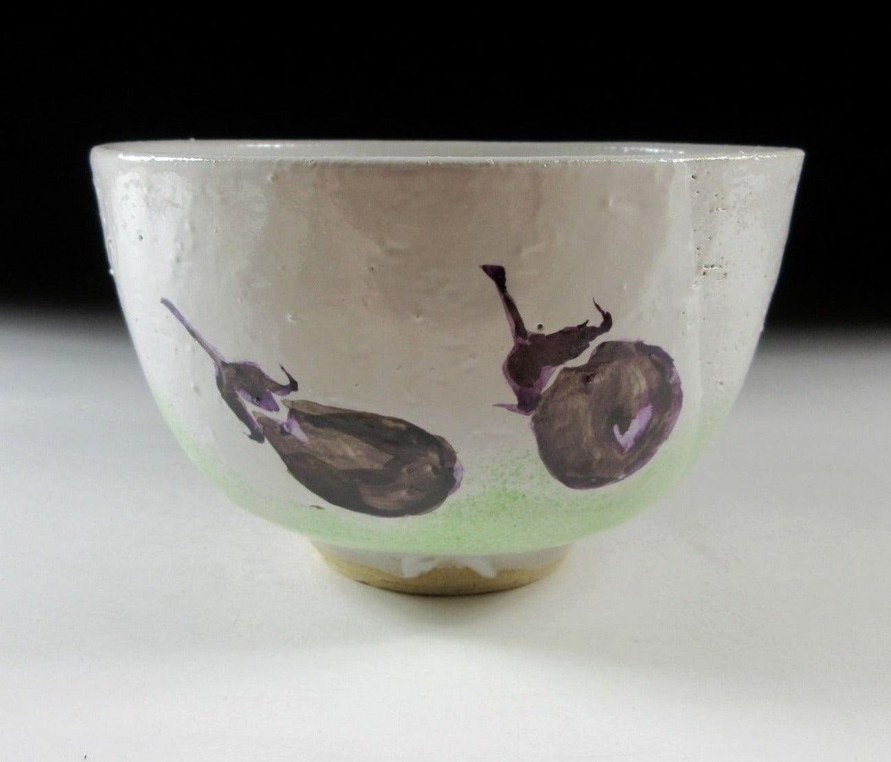 Kato Tohzan Eggplant Chawan