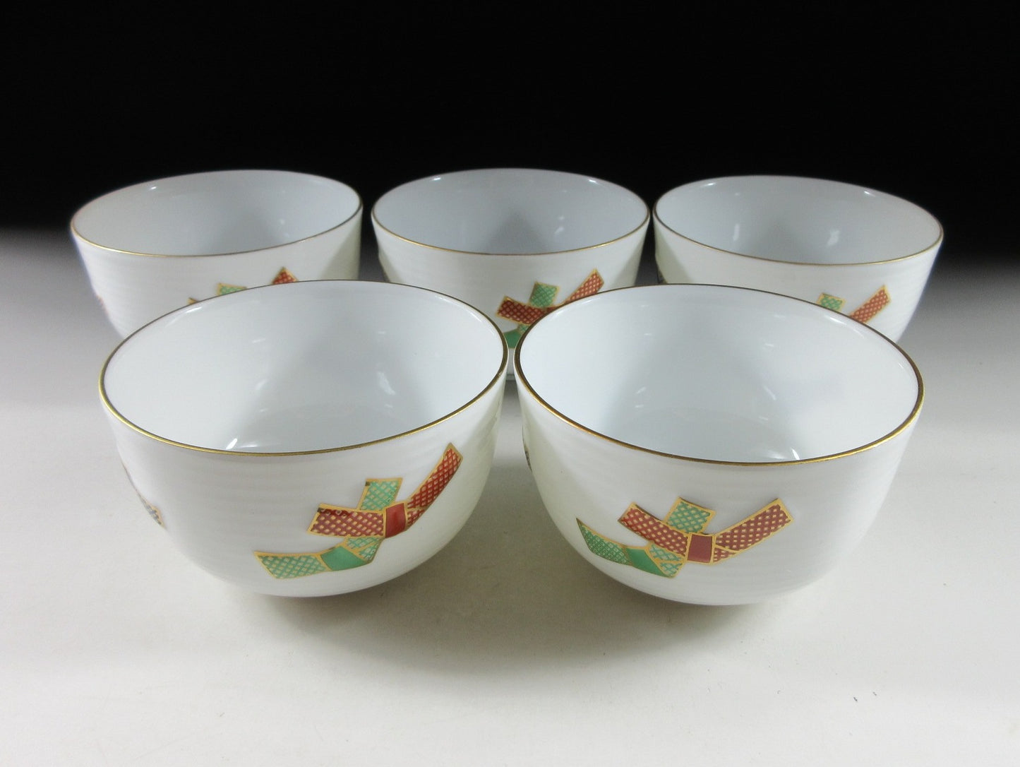 Tachikichi 'Ninsei Knot' Tea Cups