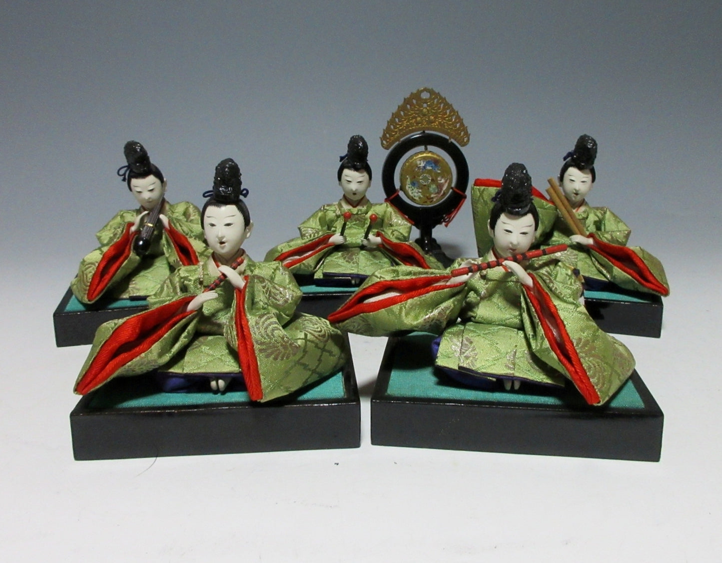 Taisho Gonin-bayashi Court Musician Dolls