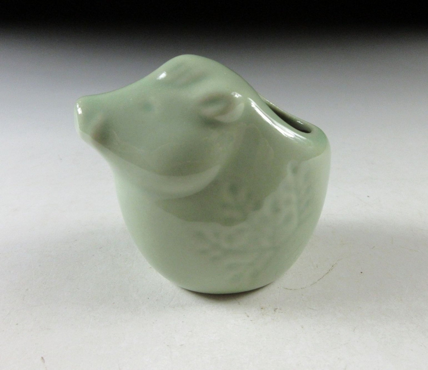 Celadon Year of the Boar Toothpick Holder