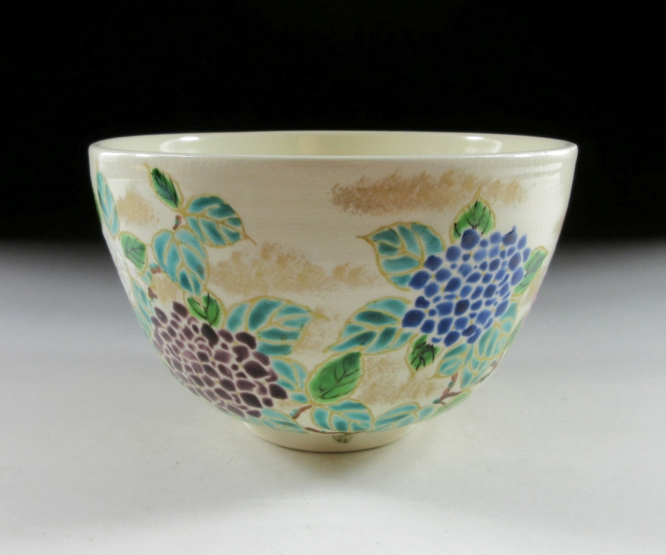 Housen Kiln Ajisai Chawan