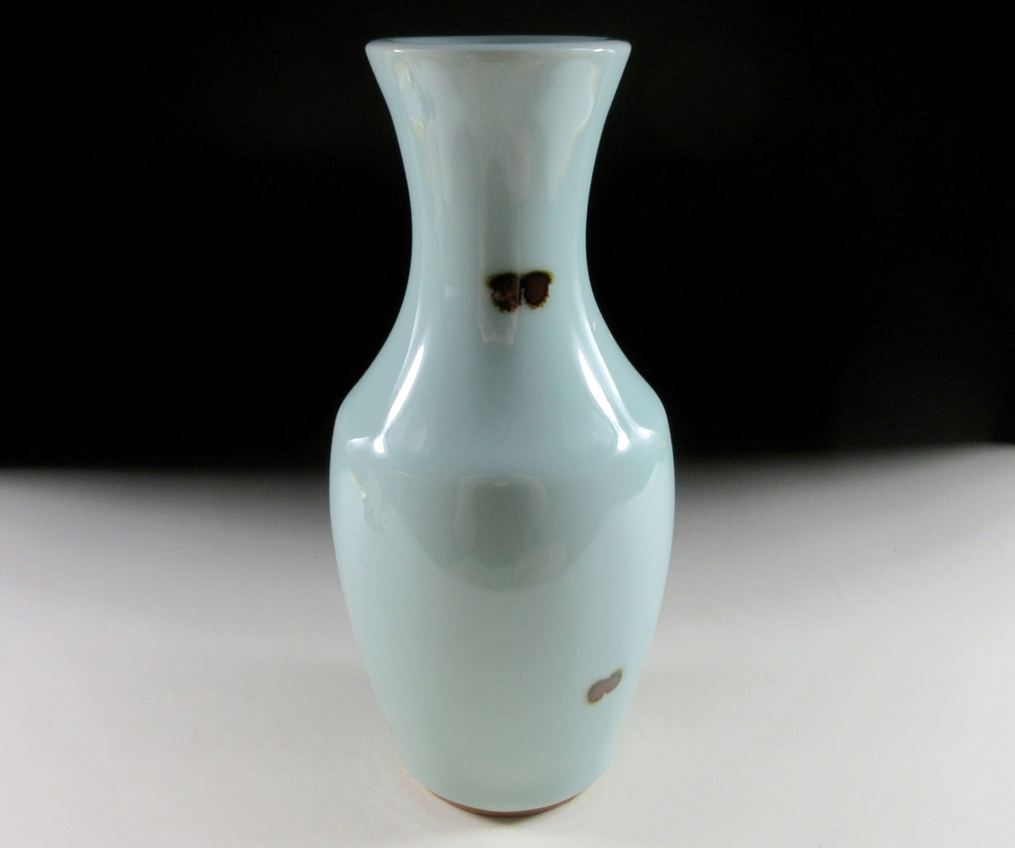 Wakunami Soryu II Celadon Glaze Vase