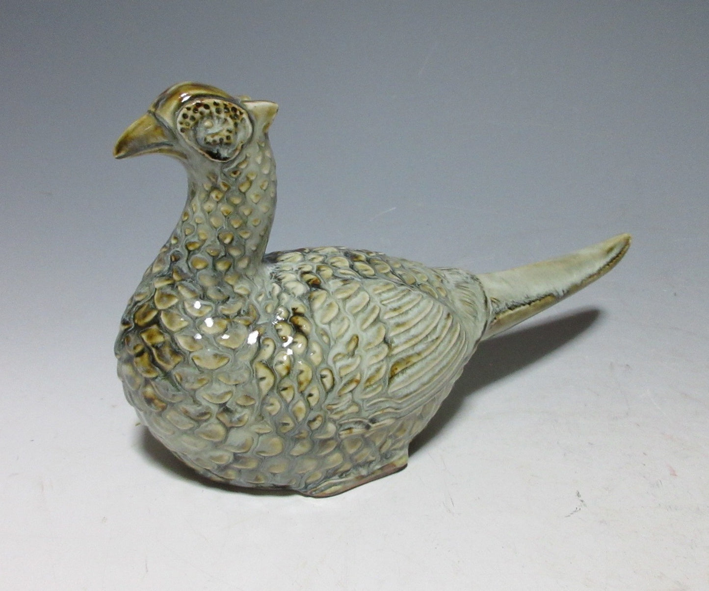 Onishi Rakusai Pheasant Okimono