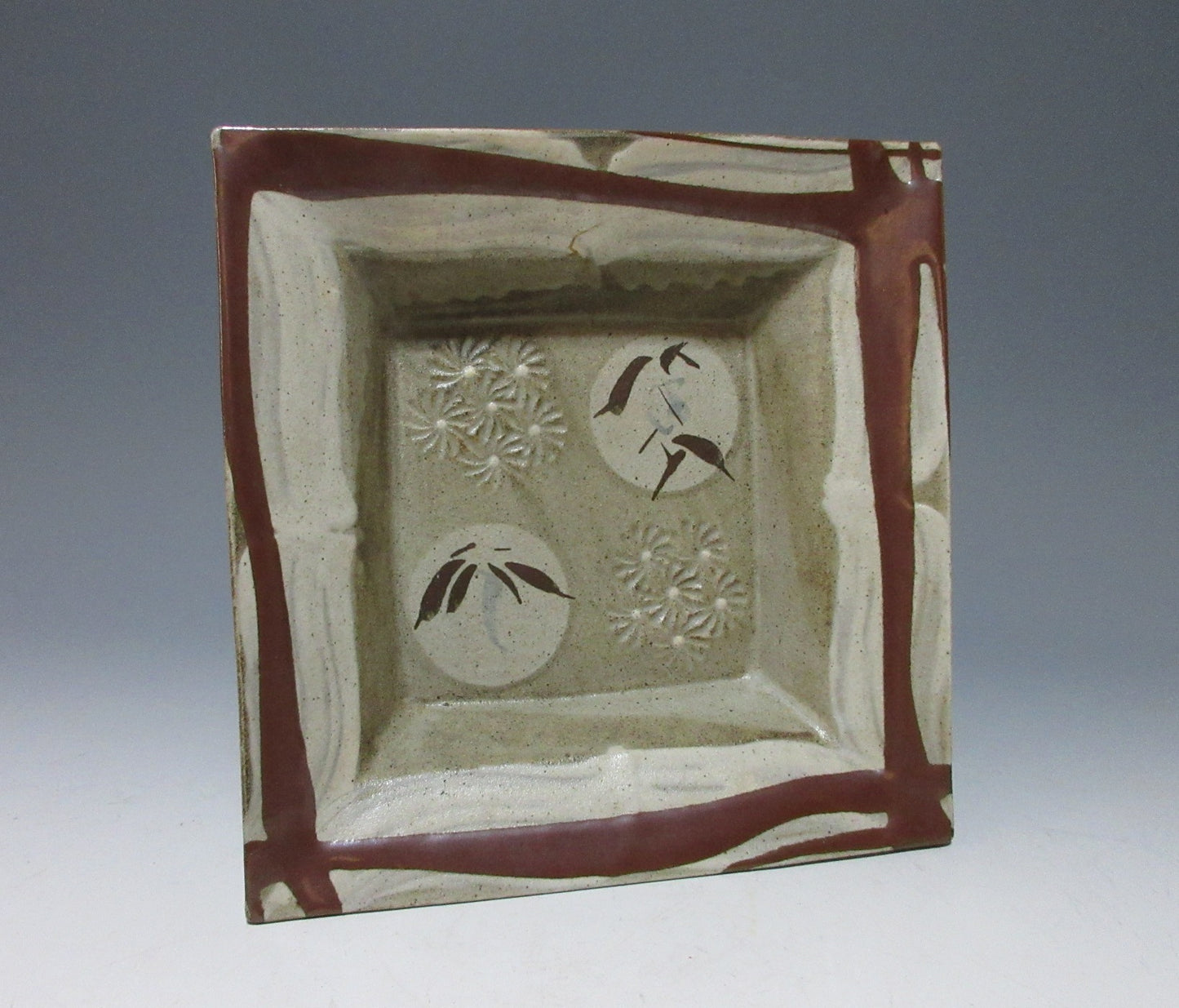 Akashi Shosaku Mashiko-ware Plate